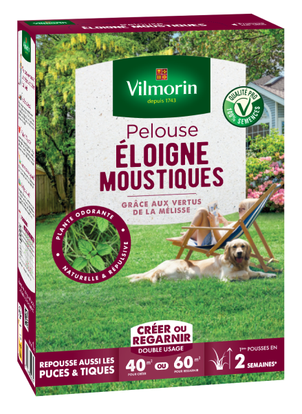 Eloigne moustiques - Pelouse Éloigne Moustiques - 1 kg - face recto